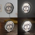 thumbnail image 2 of Shih Tzu 3D Novelty Light Box, Small Dog Wall Decor Light, Ideal for Puppy Lovers (Width 24 inch, 60cm), 2 of 9