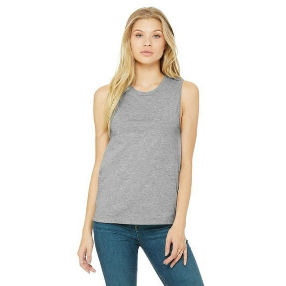 Bella Canvas Pack of 3 Women Premium Jersey Cotton Muscle Tank
