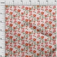 thumbnail image 3 of oneOone Georgette Viscose Rose Pink Fabric Florals Dress Material Fabric Print Fabric By The Yard 42 Inch Wide, 3 of 4