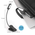 thumbnail image 2 of LED Rechargeable Book Lamp, Suitable for Bed Reading,Eye Care 3-Color Temperature, Small Light Clip-on Book Reading Lamp, 2 of 8