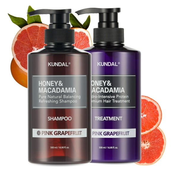 Set de champú y acondicionador KUNDAL Natural Pink Grapefruit