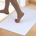 thumbnail image 2 of Unique Bargains Bath Rugs Reversible Cotton Spa Quick Dry Non Slip Bathroom Mat White, 2 of 7