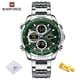 thumbnail image 1 of Nuevos relojes militares de moda NAVIFORCE para hombres, reloj cronógrafo deportivo Original de lujo, reloj de pulsera de cuarzo resistente al agua, reloj de regalo Tan Jianjun unisex, 1 of 2