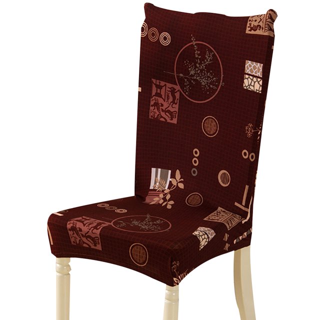 Protector de asiento de silla de taburete de hotel floral elástico combinado extraíble para todas las estaciones Methold JJ16126-05