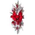 thumbnail image 1 of Guirnalda Con Lazo Artificial Navidad para Puerta Principal, 1 of 9