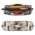 thumbnail image 2 of Sikiie Rose Flowers Leather Pencil Case, Makeup Pouch, Zipper Pouch for Daily Essentials, Storage Organizer, Cosmetics and Stationary Bag, 2 of 7