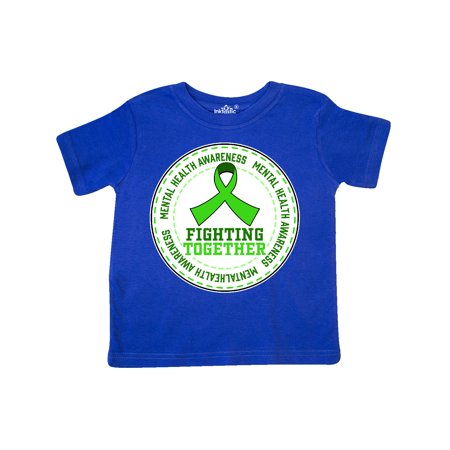 

Inktastic Fighting Together- Mental Health Awareness Gift Toddler Boy or Toddler Girl T-Shirt