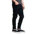thumbnail image 3 of Victorious Men's Scrunch Stacked Biker Twill Jogger Pants JG882 - Navy - 2X-Large, 3 of 6