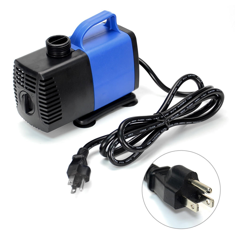 1000GPH Submersible Pump Water Hydroponic Pumps Fish Aquarium Fishtank Powerhead Fountain, 45W