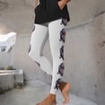 thumbnail image 5 of Rutainlusire Womens Trendy Comfy Leggings Yoga Pants 2025 Women's Christmas Print Leggings Sports Fitness Pants Solid Colored Casual Tight Fitting Tight Peach Hip Yoga Pants Stretch Pants, 5 of 5