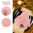 thumbnail image 3 of Napkin Tablecloth 12 Pcs Paper Cloths Linen Napkins for Plate Pink Dinner Party, 3 of 6