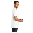 thumbnail image 3 of Port & Company Men's Core Blend Classic Pocket T-Shirt White Large, 3 of 4