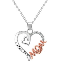 Gifts For Mom Mother Daughter Necklace With I Love You To The Moon And Back Mother Daughter Jewelry Gifts For Mom Birthday From Daughters[o2379]