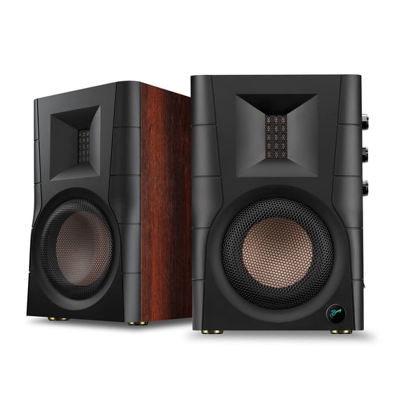 Altavoces Bluetooth de estantería Hivi-Swans D100 62W RMS Wood