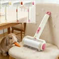 thumbnail image 2 of PEIBang Sticky Lint Roller,Reusable Washable Lint Roller Pet Hair Remover for Clothes,Pet Hairs,Car Seats, 2 of 6