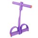 thumbnail image 5 of 4 tubos Pedal de pie Cuerda de tracción Cinturón de resistencia Ejercitador Doméstico Adelgazamiento Pierna Abdominales Yoga Fitness Equipmentpurple, 5 of 8