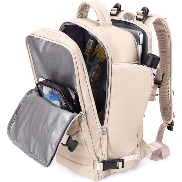 Mochila de viaje grande para mujer, equipaje de mano, mochila para senderismo, mochila impermeable para deportes al aire libre, mochila informal para la escuela JFHHH pequeña