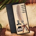 thumbnail image 4 of Tmvgtek Juego De Pluma De Inmersión De Pluma De Caligrafía Vintage Pluma Estilográfica De Tinta De Escritura (Plata) Tmvgtek Para estrenar, 4 of 6