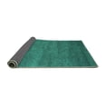 thumbnail image 2 of Ahgly Company Indoor Rectangle Abstract Turquoise Blue Contemporary Area Rugs, 5' x 8', 2 of 4