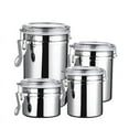 thumbnail image 5 of Stainless Steel Food Storage Container with Locking Lid | Airtight Kitchen Canister for Coffee, Tea, Flour & Dry Goods | 4 Sizes Available 1L to 3L, 5 of 5