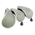thumbnail image 2 of 3Pcs Breathable Headcovers Sleeves with Number Tags - Gray Green, 30 x 14cm, 2 of 8
