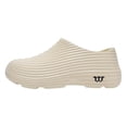 thumbnail image 5 of Dakaela Work Shoes for Men Women Comfortable Non Slip Clogs Rubber Sole Waterproof Kitchen Chef Shoes for Restaurant Nursing Size 7-11 Beige, 5 of 6