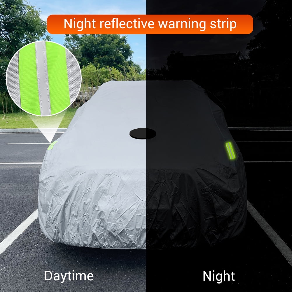 Kepooman Premium Car Cover, Waterproof All Weather Weatherproof UV Sun Protection Snow Dust Storm Resistant Outdoor Exterior Custom Form-Fit Full Padded Car Cover, Silver, 3XXL Kepooman Premium Car Cover, Waterproof All Weather Weatherproof UV Sun Protection Snow Dust Storm Resistant Outdoor Exterior Custom Form-Fit Full Padded Car Cover, Silver, 3XXL