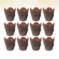 thumbnail image 2 of MasteelfCA 150pcs Oil-proof Cake Wrapping Paper Solid Cake Paper Holder Party Paper Cup (Coffee), 2 of 7