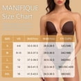 thumbnail image 6 of MANIFIQUE Women's Backless Bodysuit with U-Plunge Bra and Seamless Thong - Body Shaper, 6 of 6