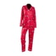 thumbnail image 2 of Conjunto de navideño Yinane Ropa de dormir para mujer Blusa y pantalón, 2 of 8