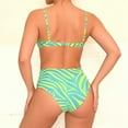 thumbnail image 4 of Tankini para mujer, estampado, talla grande, camisola ajustada, informal, de moda, conjuntos de bikini, traje de baño de dos piezas para mujer, trajes de baño tankini para mujer, traje de baño de 2 pi, 4 of 4