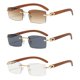 thumbnail image 1 of Gafas de sol Heptagram 7533-3pc marrón+gris+transparente sin montura de moda, 1 of 6
