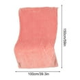 thumbnail image 3 of 99% Cotton Flannel Blanket 50x60 Inch All-Season Air Conditioning Sofa Throw Lightweight Nap Blanket Machine Washable Solid Color Bed Couch Decor (Pink)​, 3 of 5