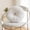 Beige, variant on HCBY Round Ice Flower Velvet Wheel Pillow, Plush Textured Throw Pillow for Sofa Window Seat, Decorative Cushion with Hidden Zipper (Gray,13.78" diameter)