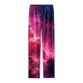 thumbnail image 4 of Afdoent Pants For Men Fashion Star Theme Printed Long Drawstring Trousers, 4 of 4