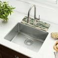 thumbnail image 6 of Serene Spring Landscape Extra Long Silicone Algae Sink Mat 30x5.4in 2 Pack Waterproof Pad for Large Faucets, RV and Bathroom Sink, 6 of 10
