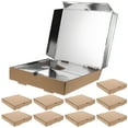 thumbnail image 3 of 10Pcs Takeaway Pizza Box Restaurant Pizza Wrapping Serving Box Thicken Pizza Wrapping Container, 3 of 8