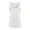 White, variant on Joernso Women Casual Solid Color Sleeveless Low-cut Neck Tank Top Loose Cotton Vest