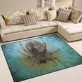 thumbnail image 2 of Coolnut Arachnophobia Spider in Sight Area Rug Carpet, Light Weight Polyester Floor Mat Kids Playing Mat for Living Room Bedroom , 7' x 5' (80 x 58 in), 2 of 6