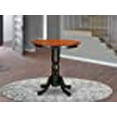 thumbnail image 3 of round counter height Table in black and cherry, 3 of 9