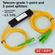 thumbnail image 2 of Divisor de Fibra Óptica SC/ 1/2, Divisor de Fibra Óptica de de Cerdo, Acoplador de Doble Ventana para Sistemas de Comunicación por Fibra., 2 of 5