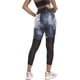 thumbnail image 4 of Reebok Womens 7/8 Tights Yoga Pants blkwht XS/30, 4 of 5