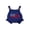 Blue Bow, variant on Newborn Baby Girl 4th of July Outfit Knit Sweater Romper Overalls Patriot Independent Day Summer Clothes USA Flag Letter Embroidered Ruffled Trim Square Neck Sleeveless Bodysuit Jumpsuit