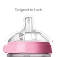 thumbnail image 4 of ACDANC Silicone Baby Bottle,Anti-Colic,Natural Feel,Non-Collapsing Nipple,Non-Tip Stable Base,Easy Clean 1-Pack,Pink,5 Oz Bottles for Breastfeeding Babies, 4 of 7