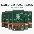 thumbnail image 3 of (6 pack) Starbucks Pike Place Roast, Ground Coffee, Medium Roast Hot or Iced Coffee, 18 oz (6 Bags), 3 of 12