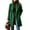 Green, variant on OIOLOYJM Winter Coats for Women Casual Double Breasted Long Jacket Formal Warm Comfortable Office Wool Work Overcoat Camel L