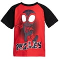 thumbnail image 7 of Marvel Spidey and His Amazing Friends Toddler Boys' Short Sleeve T-Shirt 4-Pack Avengers Black Green, 7 of 7