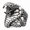 Silver, variant on Men's Cobra Snake Ring, Stainless Steel Biker Statement Ring with Raised Hood and Textured Scales, US Sizes 7-13, Gothic Punk Style for Concerts, Halloween and Gift for Him