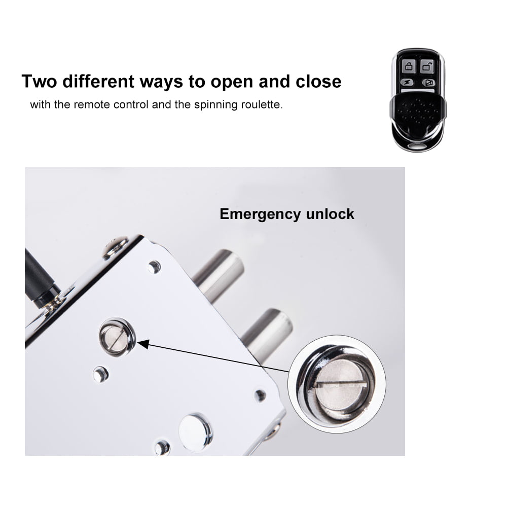 New Remote Control Door Lock Wireless Anti-theft Lock Home Entry Security System
