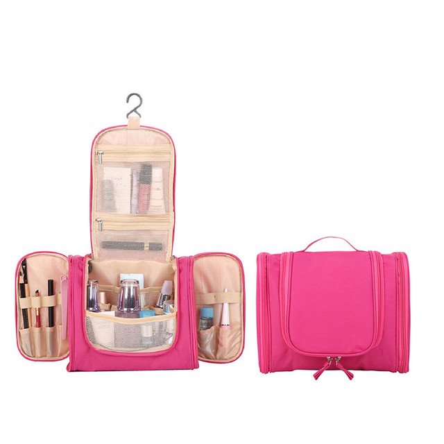 Neceser de viaje con gancho ilios innova Fucsia